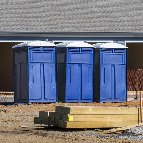 can i customize the exterior of the porta potties with my event logo or branding in Andrews SC